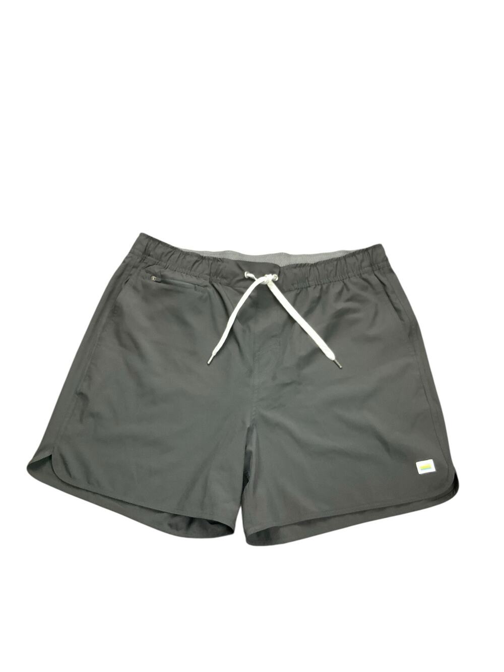 Vuori Banks Swim Shorts Black XL Men’s Unlined Drawstring Relaxed Anti-Odor Gym